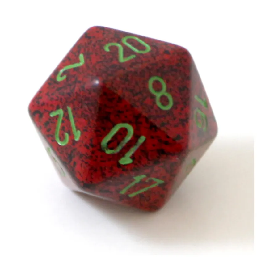 

d20 34мм Клубника, Dice - Speckled - d10 & d20 (Chessex)