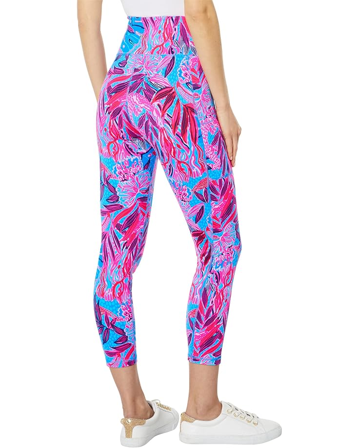 Брюки Lilly Pulitzer UPF 50+ High-Rise Leggings, цвет Ruby Red Wild Times