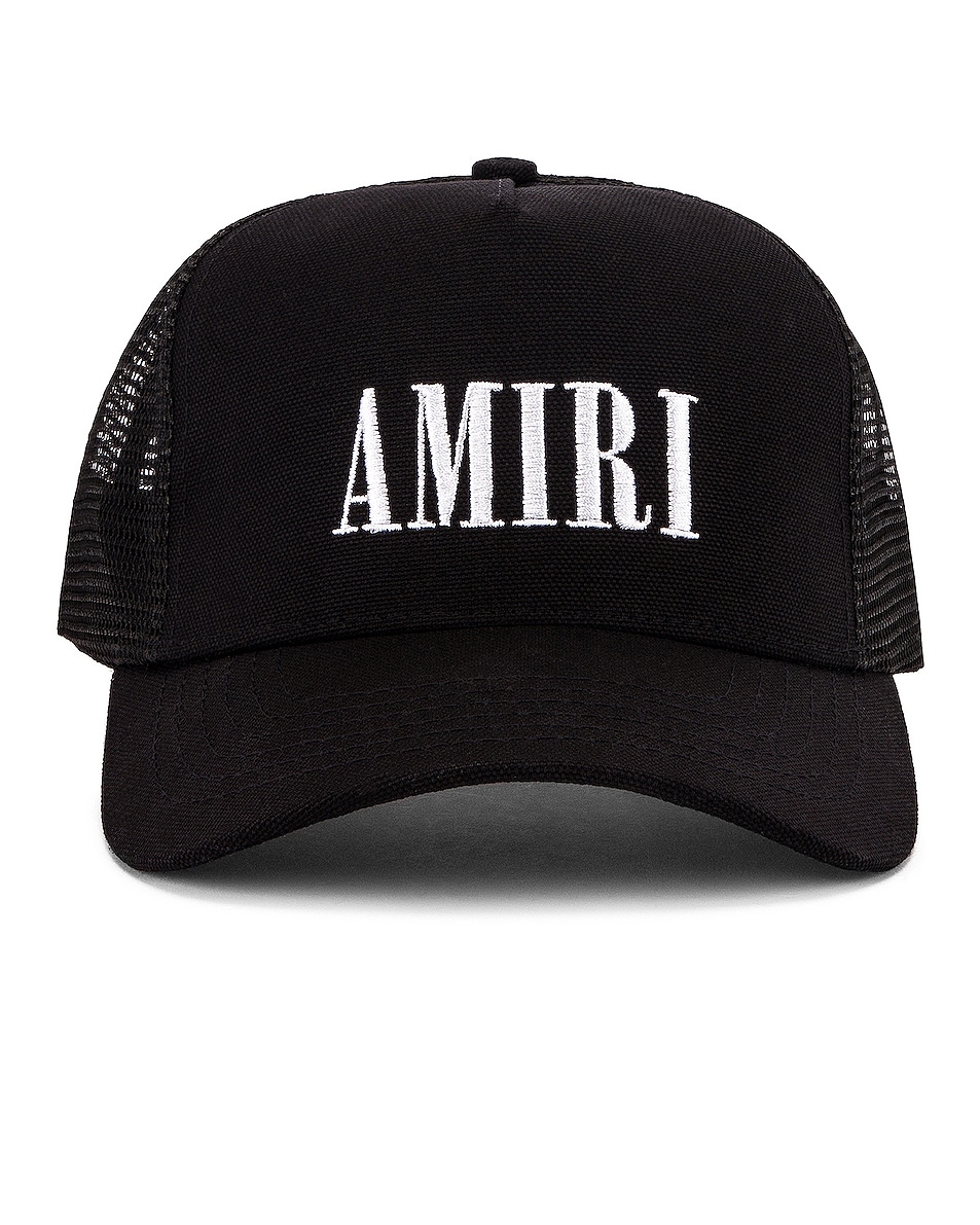 Шапка Amiri Core Logo Trucker, цвет Black & White