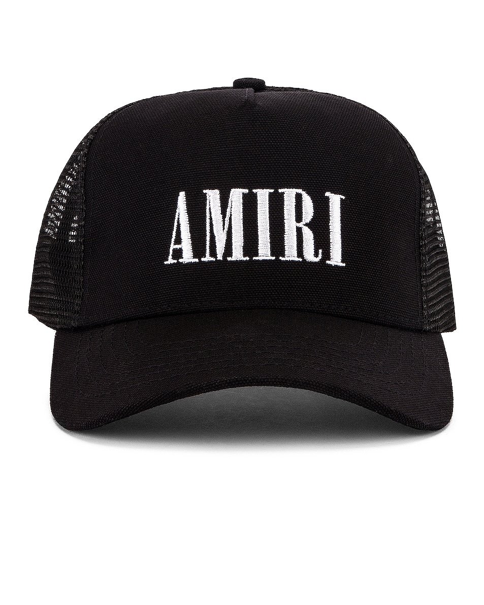 

Шапка Amiri Core Logo Trucker, цвет Black & White