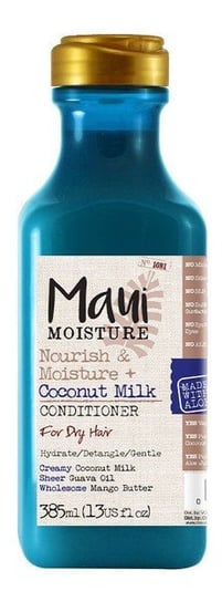 Влаги + кондиционер-кондиционер с кокосовым молоком для сухих волос с кокосовым молоком Maui Moisture Nourish & облегченный кондиционер воды гибискуса гидратации для всех типов 385мл кожи maui moisture