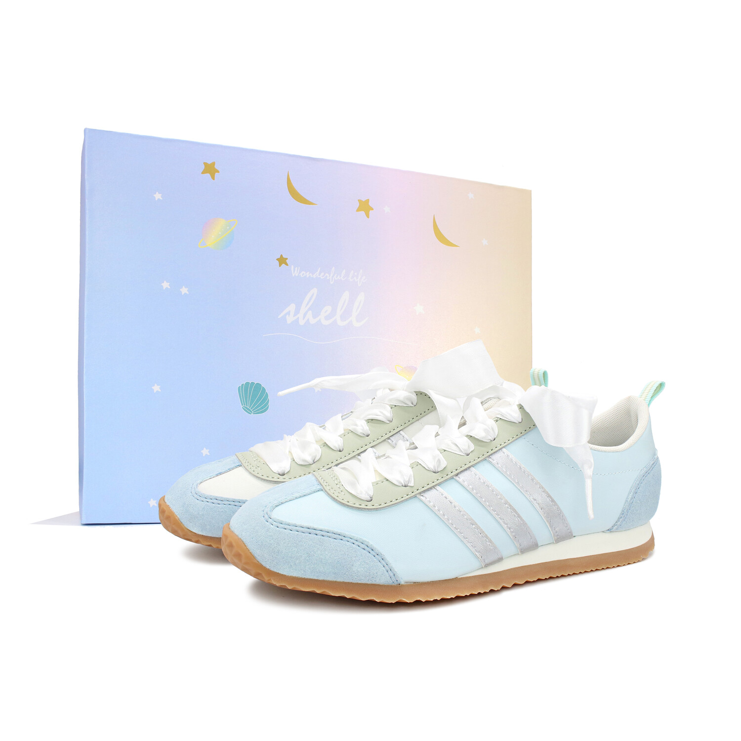 

Кроссовки VS JOG 2.0 Lifestyle женские с низким верхом, белый/синий Adidas