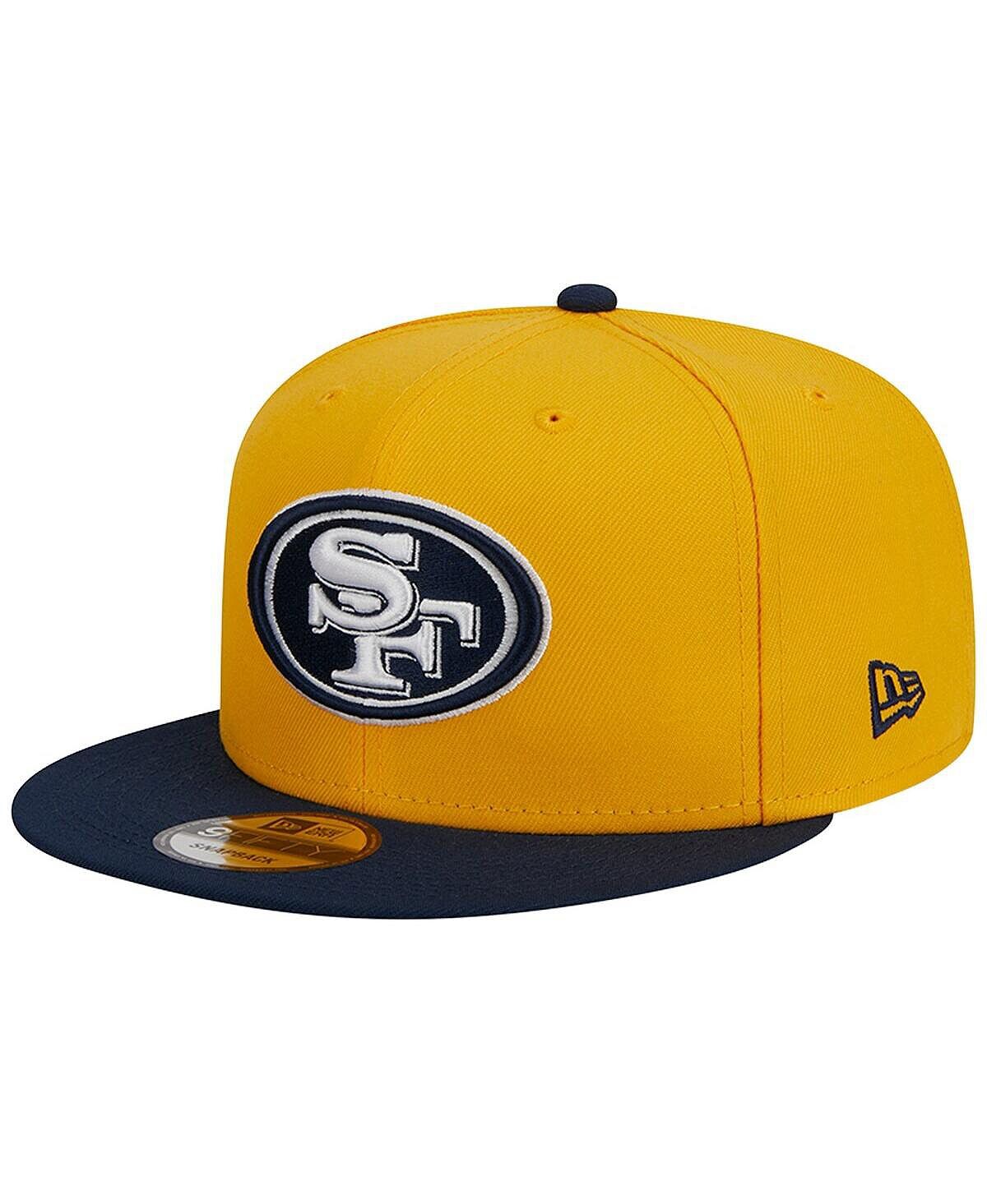 

Мужская золотисто-темно-синяя кепка San Francisco 49ers 2-Tone Color Pack 9FIFTY Snapback Hat New Era