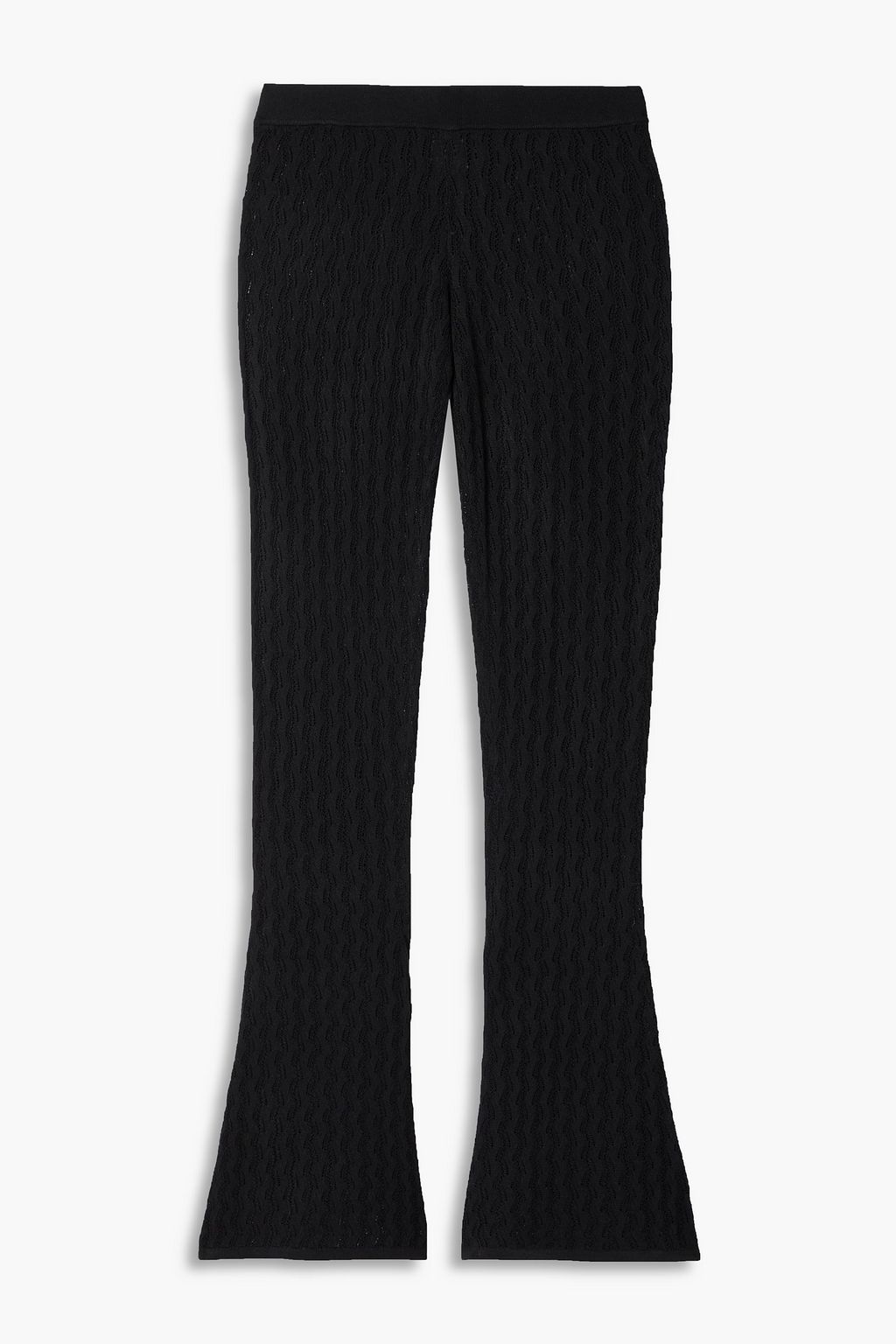 цена Расклешенные брюки Sophia вязки пуантелле DODO BAR OR, черный