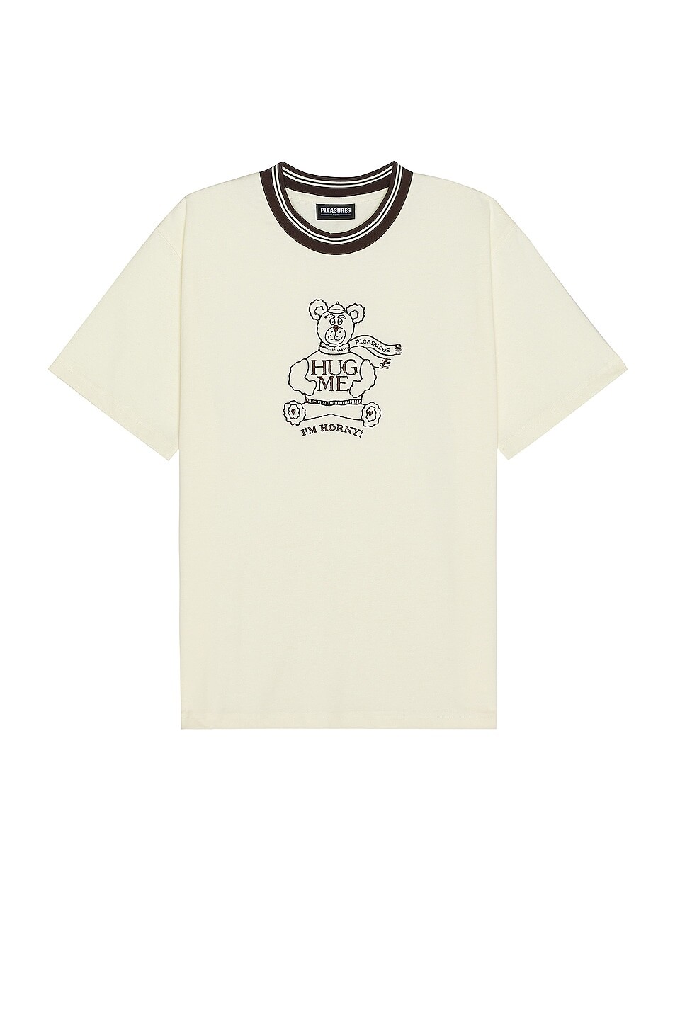 

Рубашка Pleasures Hug Heavyweight Shirt, цвет Vintage White