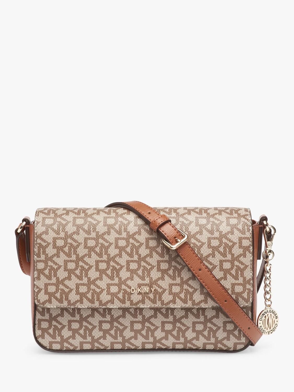 

DKNY Сумка через плечо с логотипом Bryant, Чино/Карамель