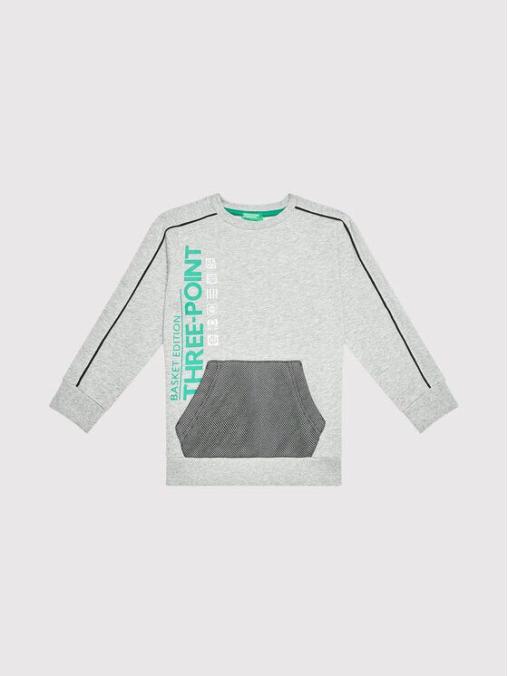 

Толстовка обычного кроя United Colors Of Benetton, серый