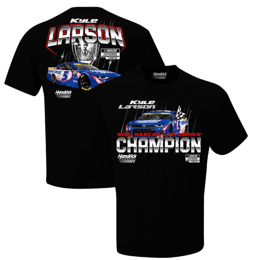 

Футболка с коротким рукавом Hendrick Motorsports Team Collection Kyle Larson, черный