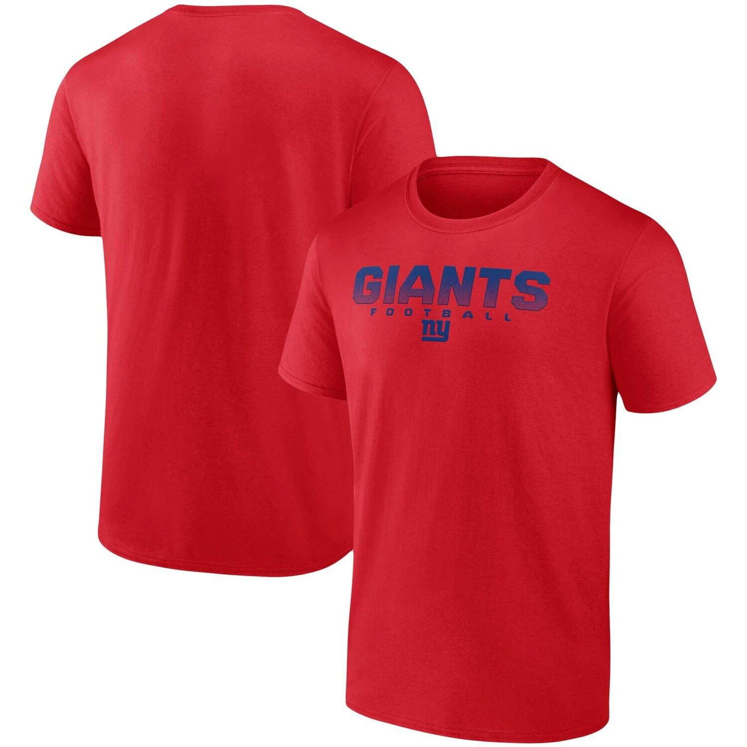 

Мужская футболка Fanatics с логотипом Heather Red New York Giants Utility Player