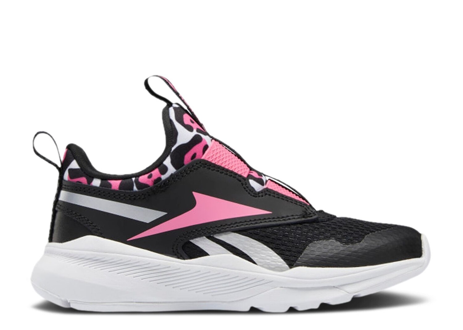 

Кроссовки Reebok Xt Sprinter Slip-On Little Kid 'Black True Pink', черный