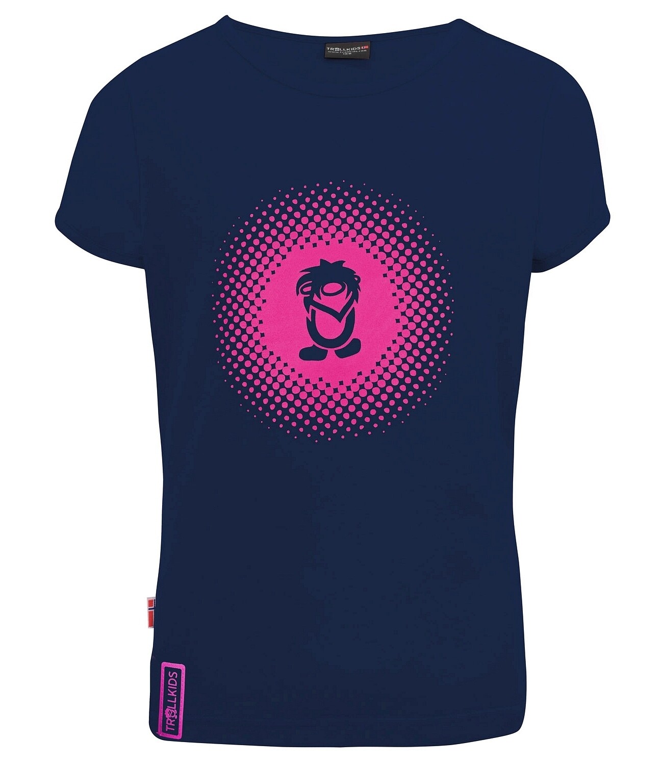 

Толстовка Trollkids T Shirt Logo, цвет Marineblau/Magenta
