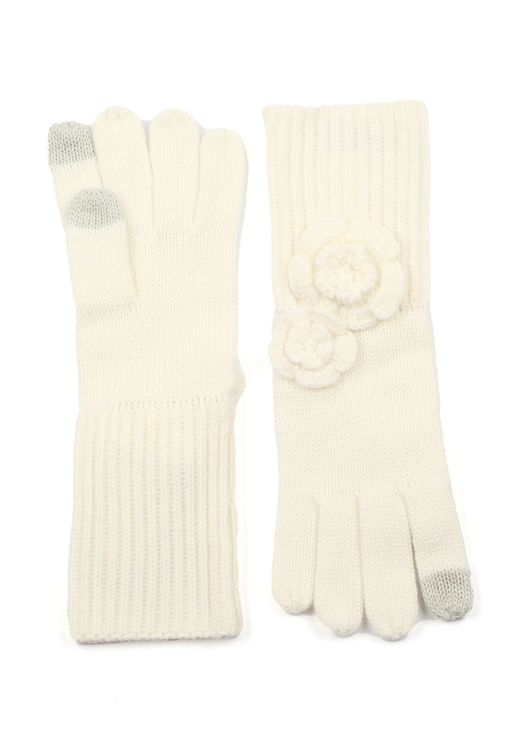 

Перчатки POP FLOWER APPLIQUE kate spade new york, открытый белый