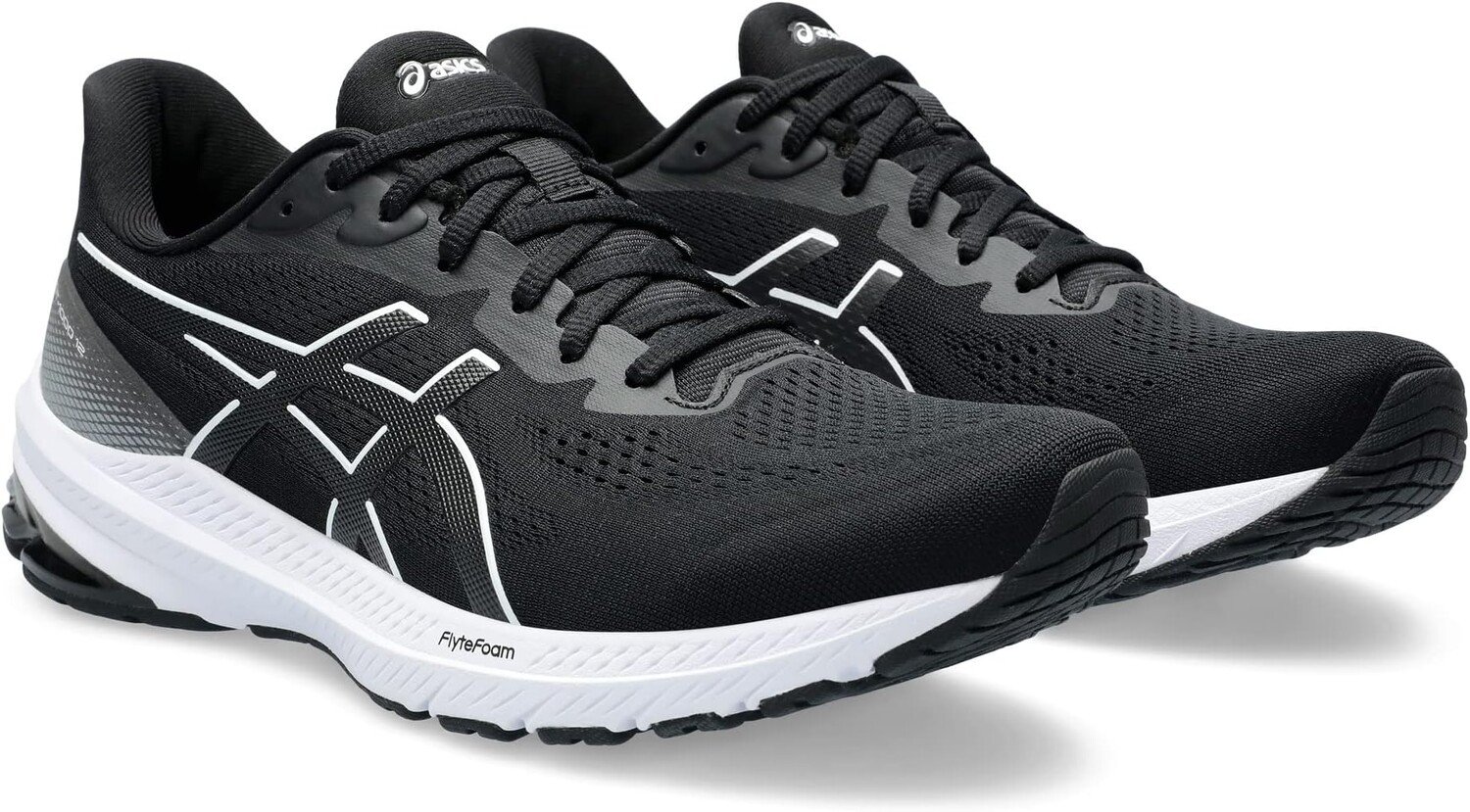 

Кроссовки GT-1000 12 ASICS, цвет Black/White