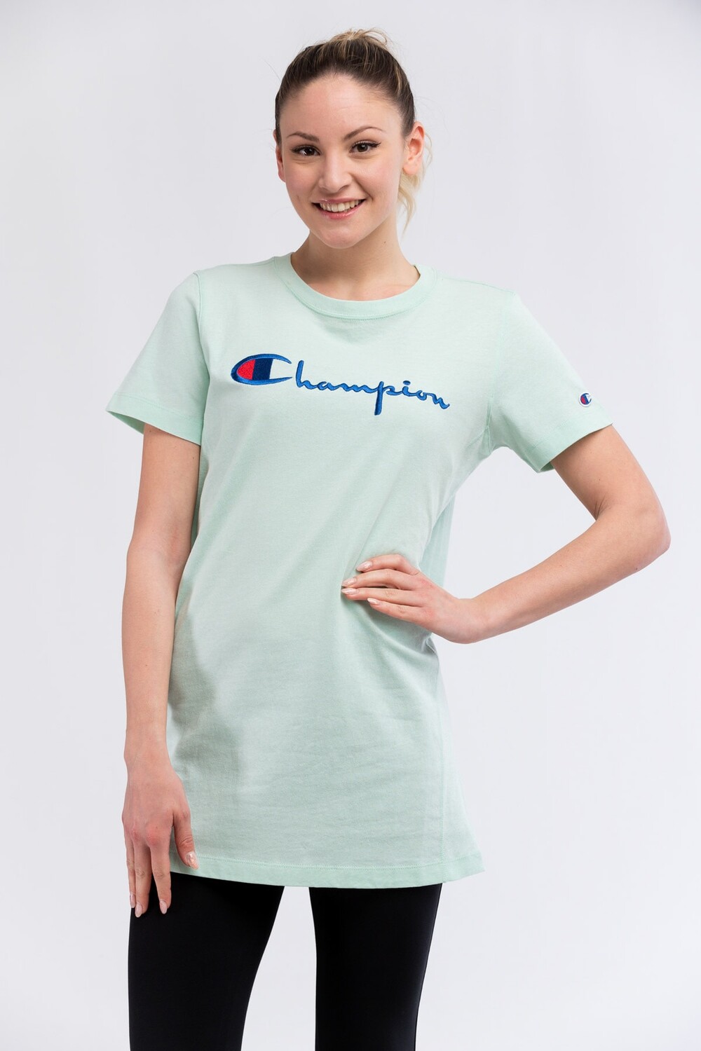 

Футболка – Бирюзовый – Классический крой Champion, Зеленый
