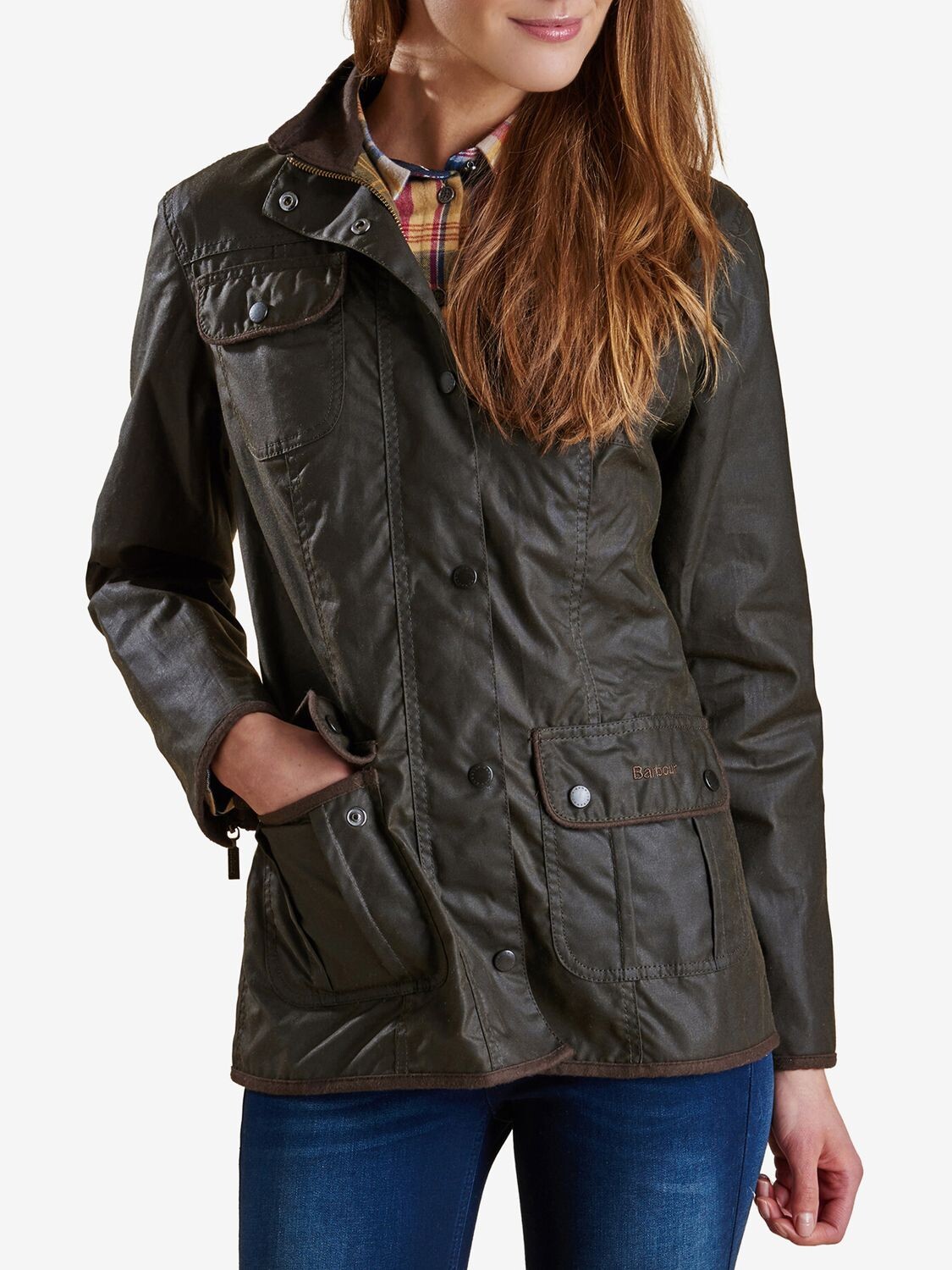 

Вощеная куртка Barbour Utility, оливковый, Зеленый