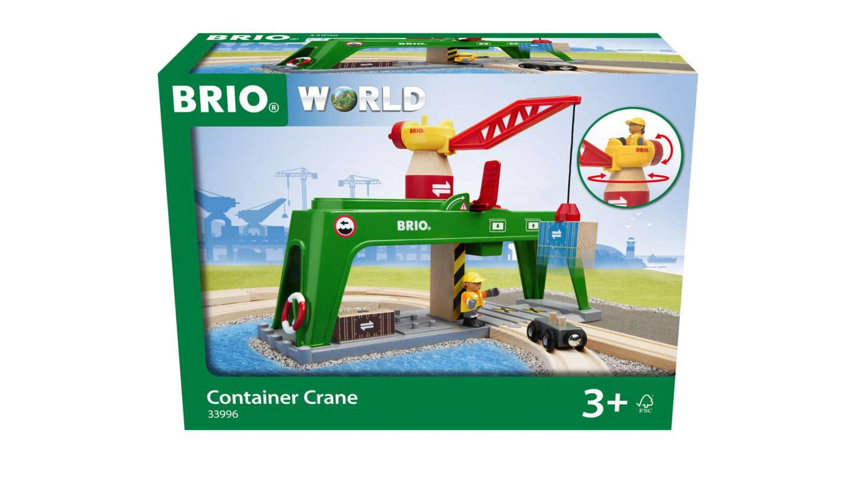 цена Brio Bahn Brio World Железнодорожный погрузочный терминал