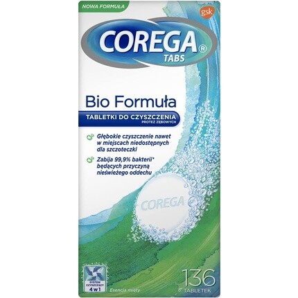 

Таблетки для протезирования Tabs 136 Bio Formula, Corega