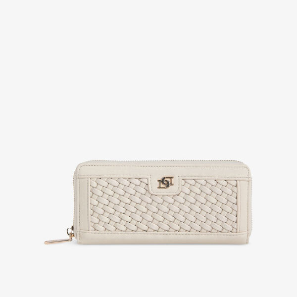 

Kefalonia большой плетеный кошелек из искусственной кожи Dune, бежевый