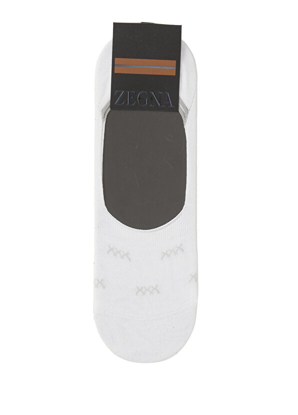 Белые мужские носки с рисунком Zegna носки белые мужские