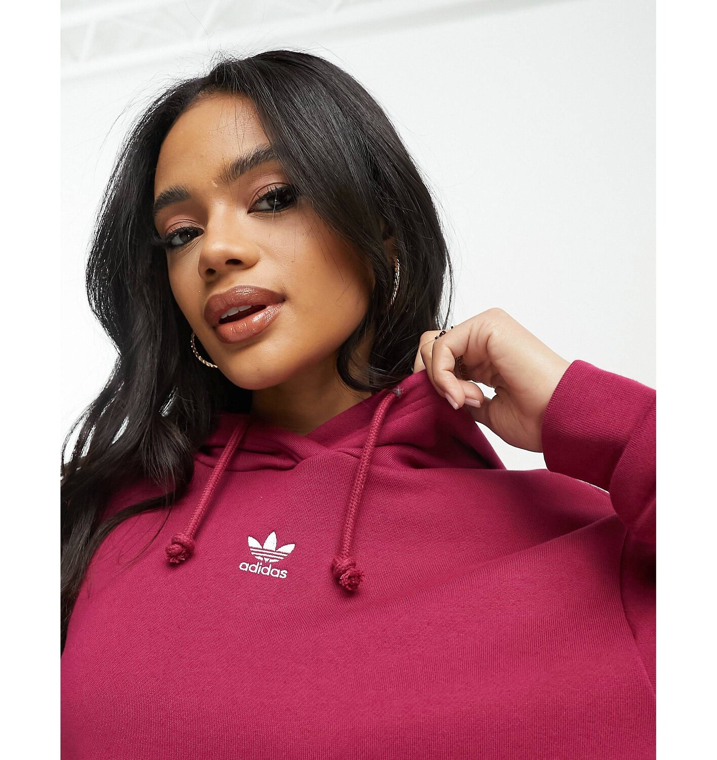 

Худи бордового цвета adidas Originals Essentials