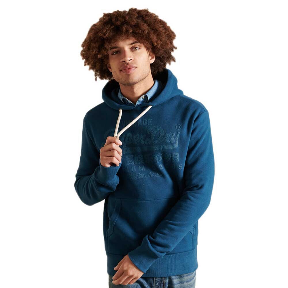 

Худи Superdry Vintage Logo Tonal, синий