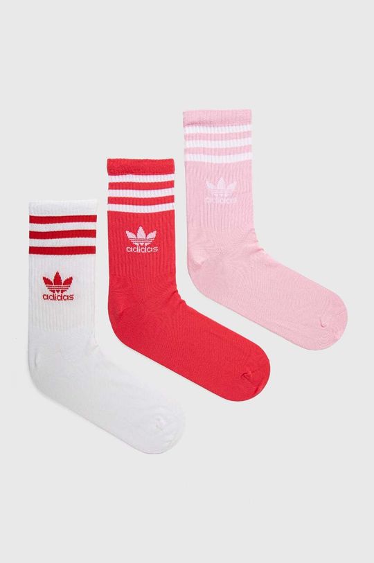 

3 пары носков adidas Originals, розовый