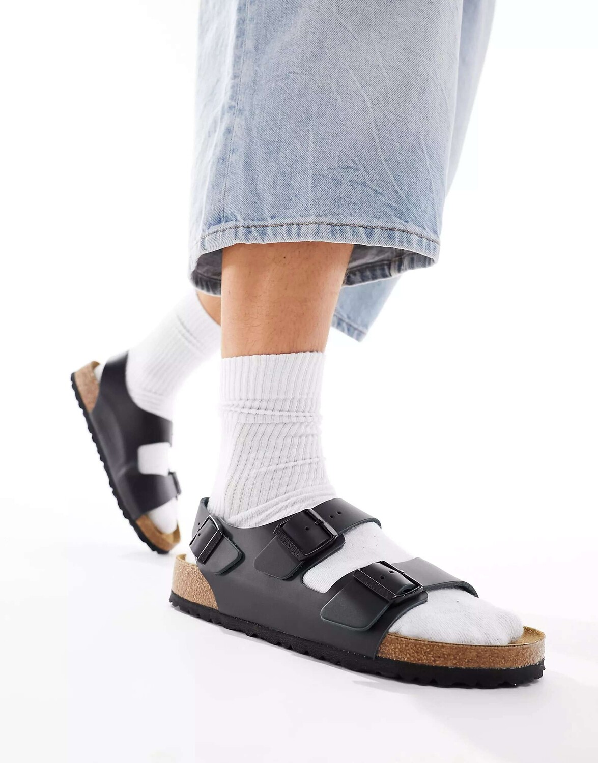 

Черные сандалии Birkenstock Milano