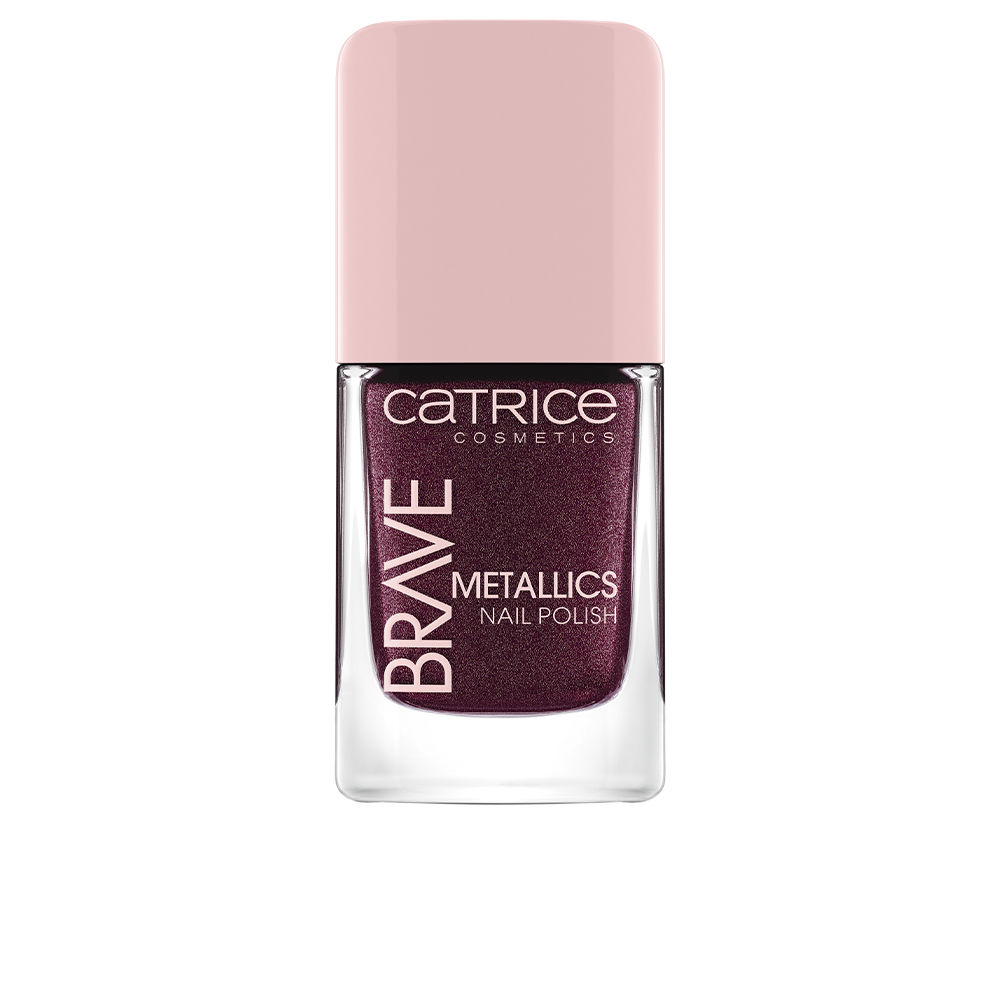 Лак для ногтей Brave metallics nail polish Catrice, 10,5 мл, 04-love you cherry much цена и фото