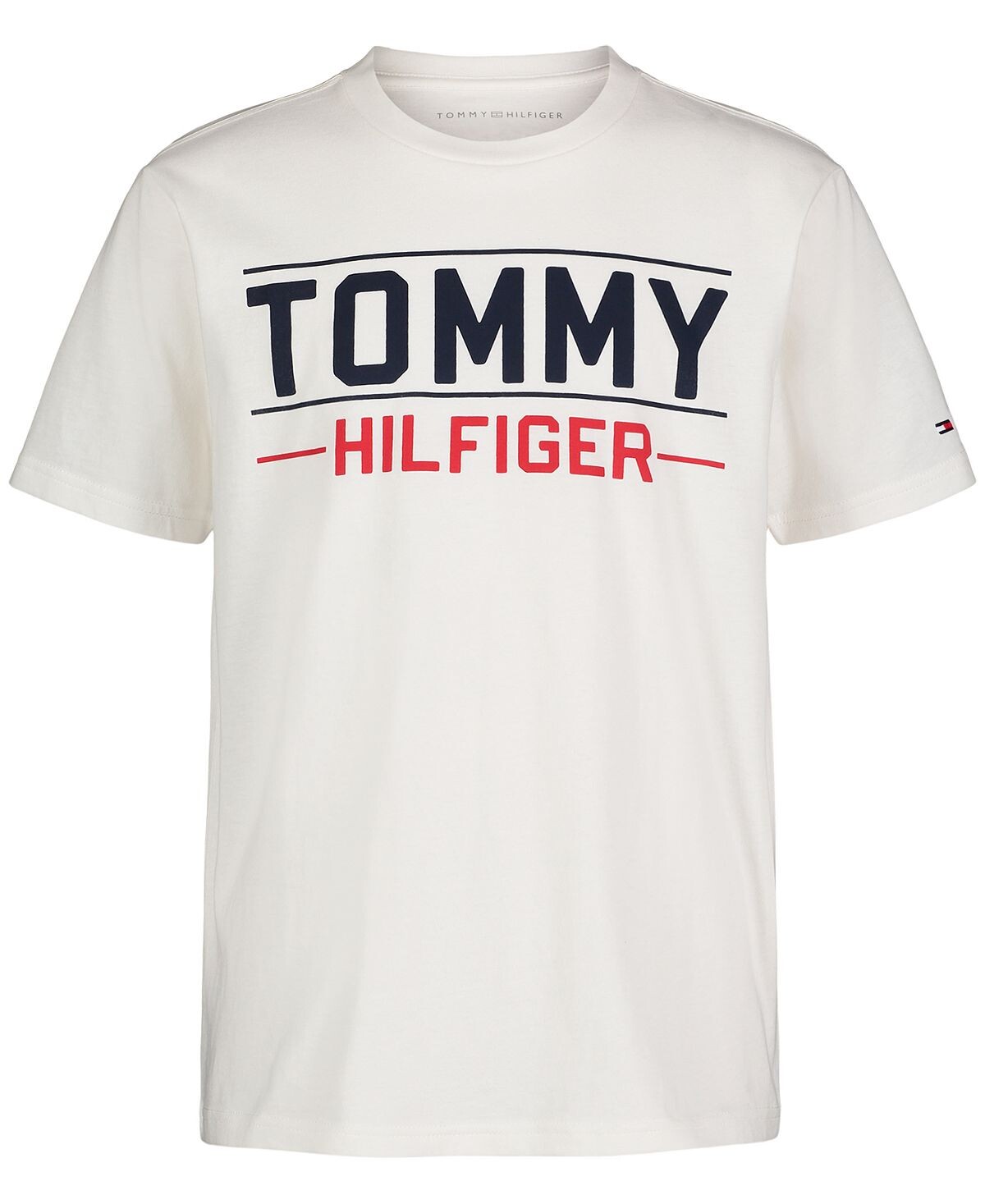 

Футболка Big Boys с рисунком Tommy по центру Tommy Hilfiger