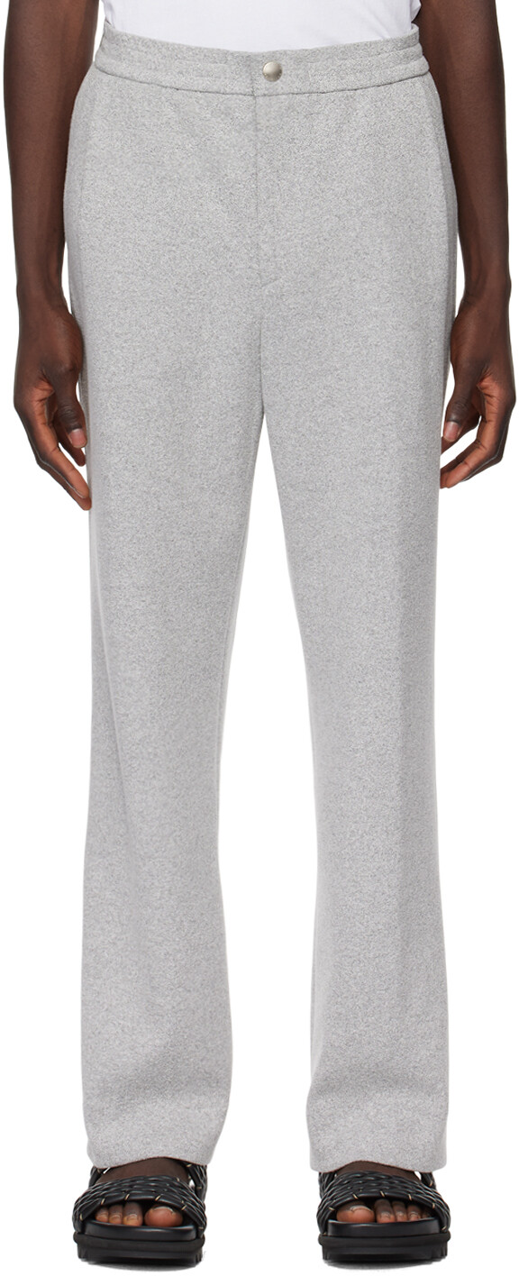 

Серые спортивные штаны с окантовкой Solid Homme
