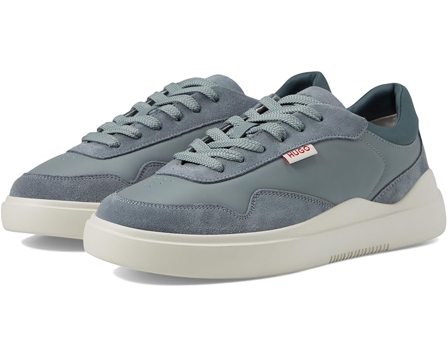 Кроссовки HUGO Blake Cupsole Smooth Sneakers, серый кроссовки hugo blake cupsole smooth sneakers цвет cement grey