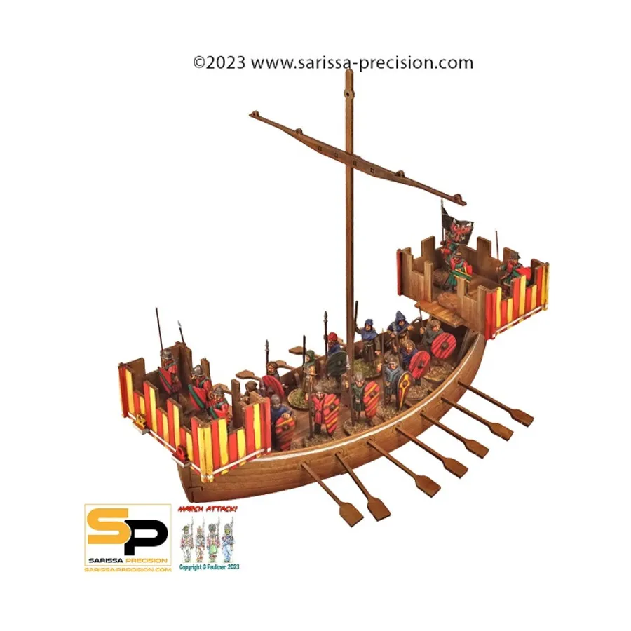 

Северная большая галера (замковая), Terrain - Dark Ages (28mm)