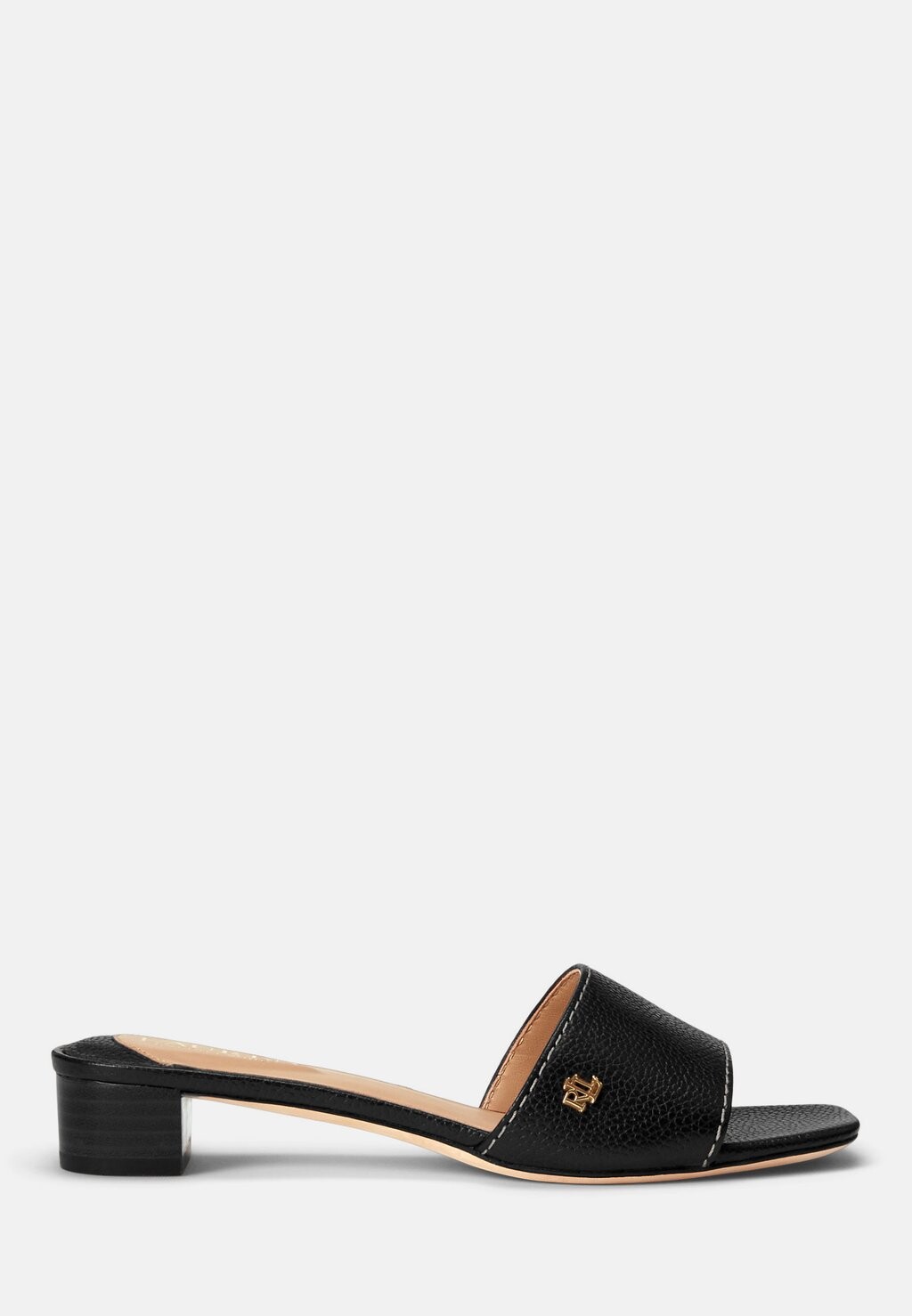 

Мюли на плоской подошве Lauren Ralph Lauren, цвет black
