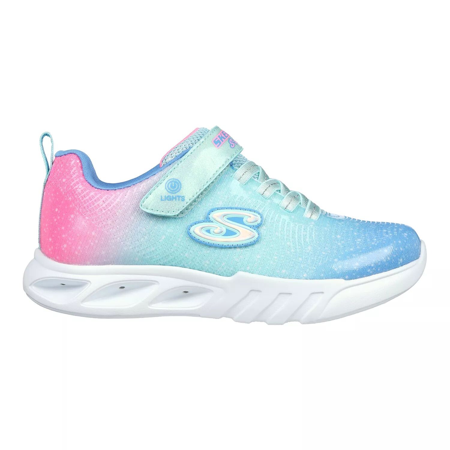

Кроссовки для девочек Skechers S-Lights Flicker Flash Ombre Dreamer Skechers