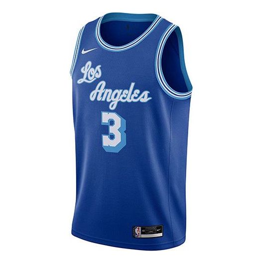 Майка Nike NBA Retro Basketball Jersey 'Legendary Blue', синий custom men basketball jersey stitched breathable 2 ball green version city jersey blue white