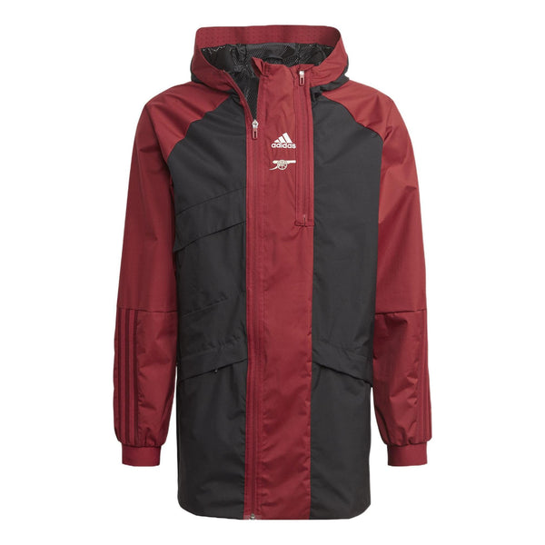 

Куртка adidas Arsenal Soccer/Football Hooded Jacket Black, черный