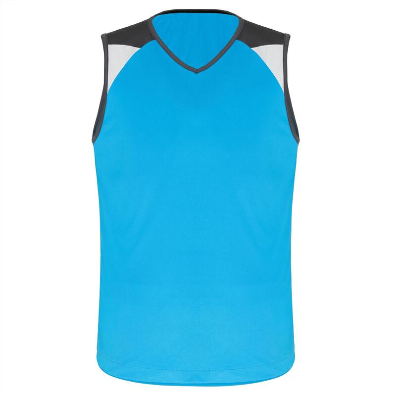 Дышащая мужская беговая футболка AFON TAO, цвет blau дышащая мужская беговая рубашка arie tao цвет blau