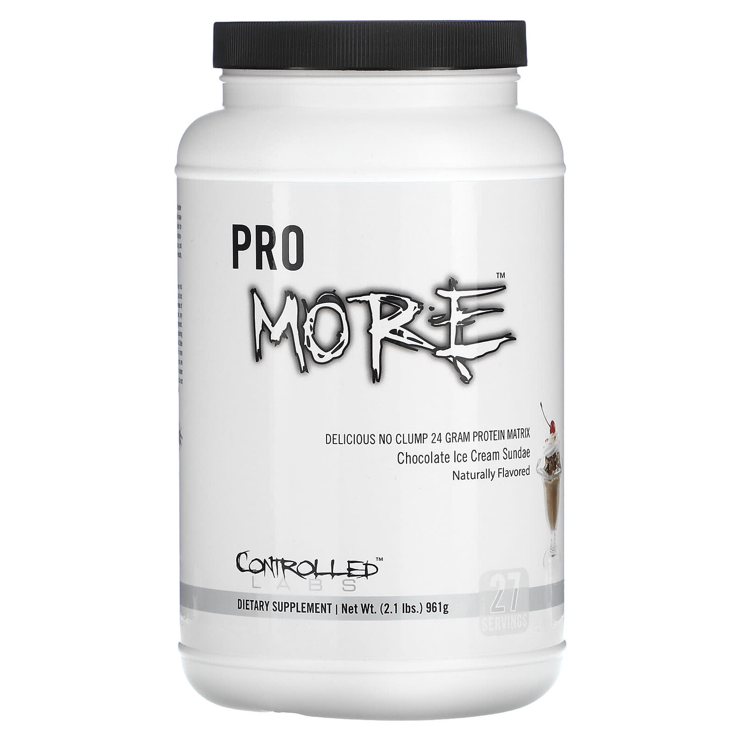 

PROmore, Protein Matrix, воскресное шоколадное мороженое, 961 г (2,1 фунта), Controlled Labs