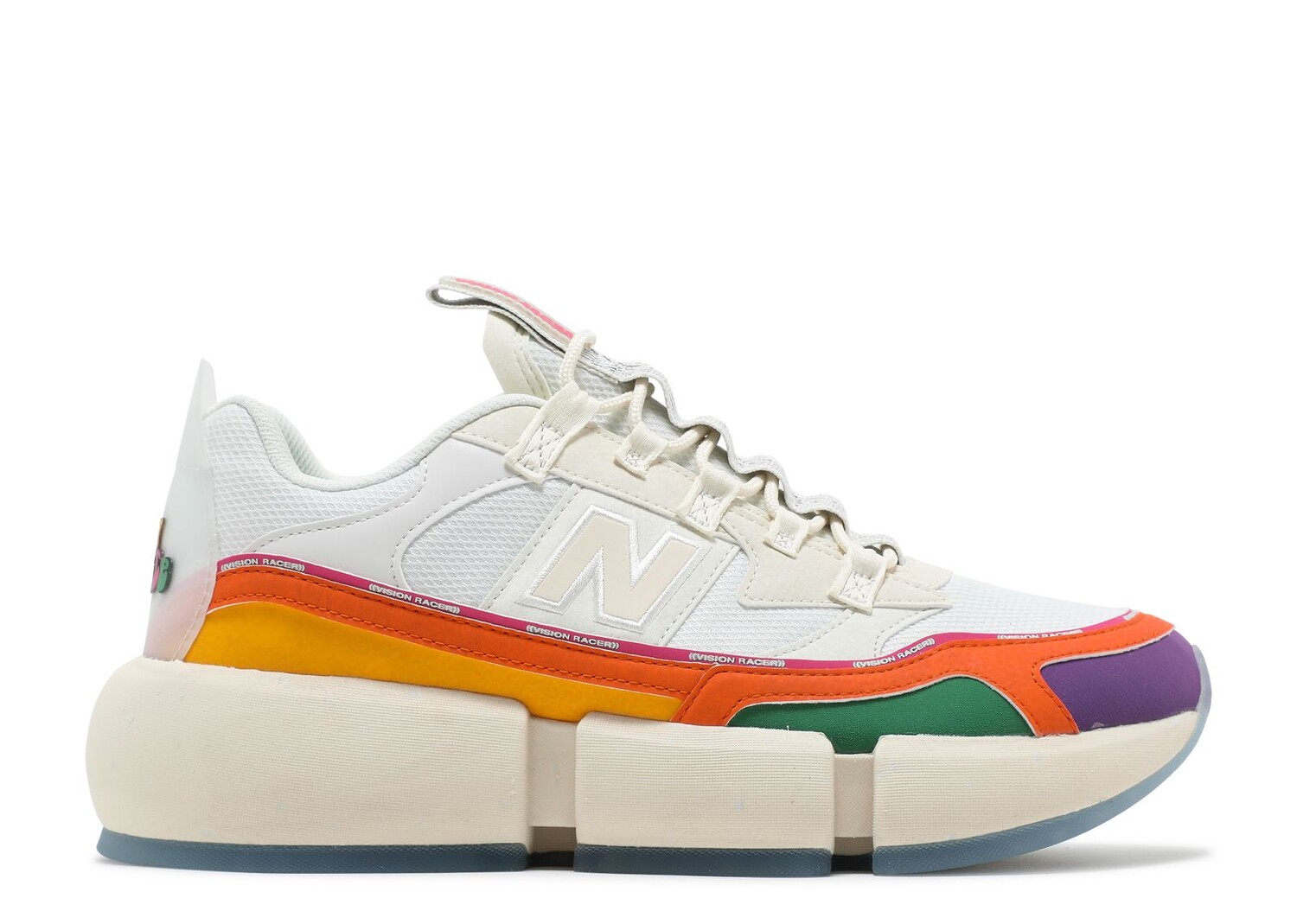

Кроссовки New Balance Jaden Smith X Vision Racer 'Hippie - Cream', белый