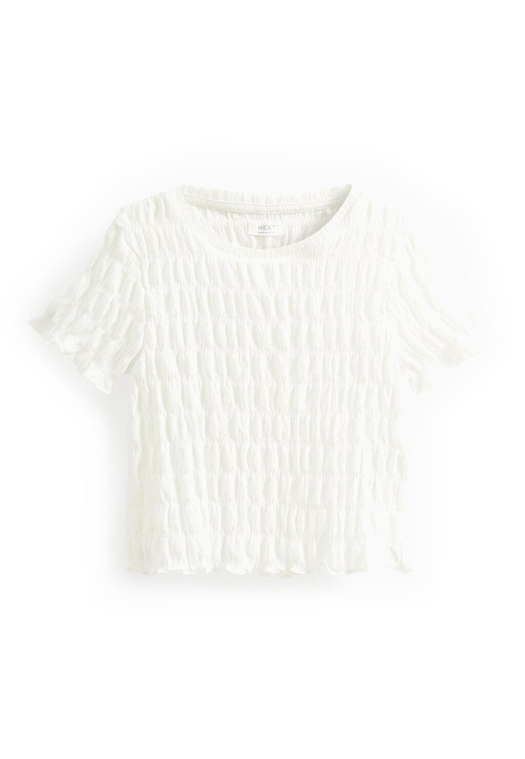 

Футболка с принтом TEXTURED T-SHIRT Next, цвет white