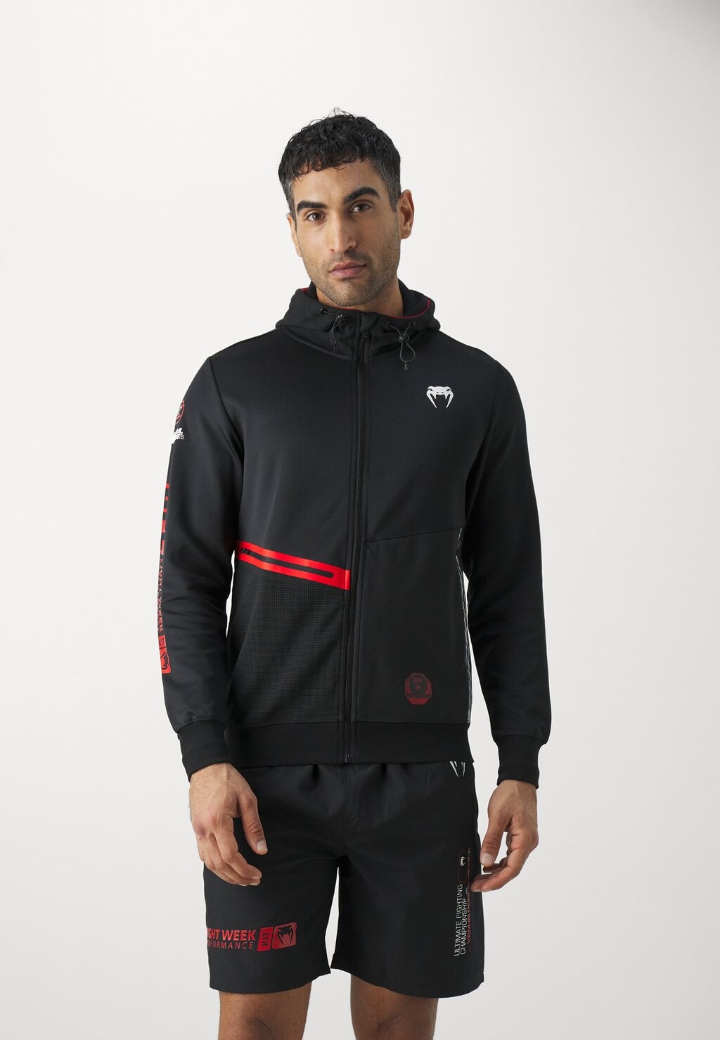 

Толстовка на молнии Fight Week Mens Zip Hoodie Venum, черный