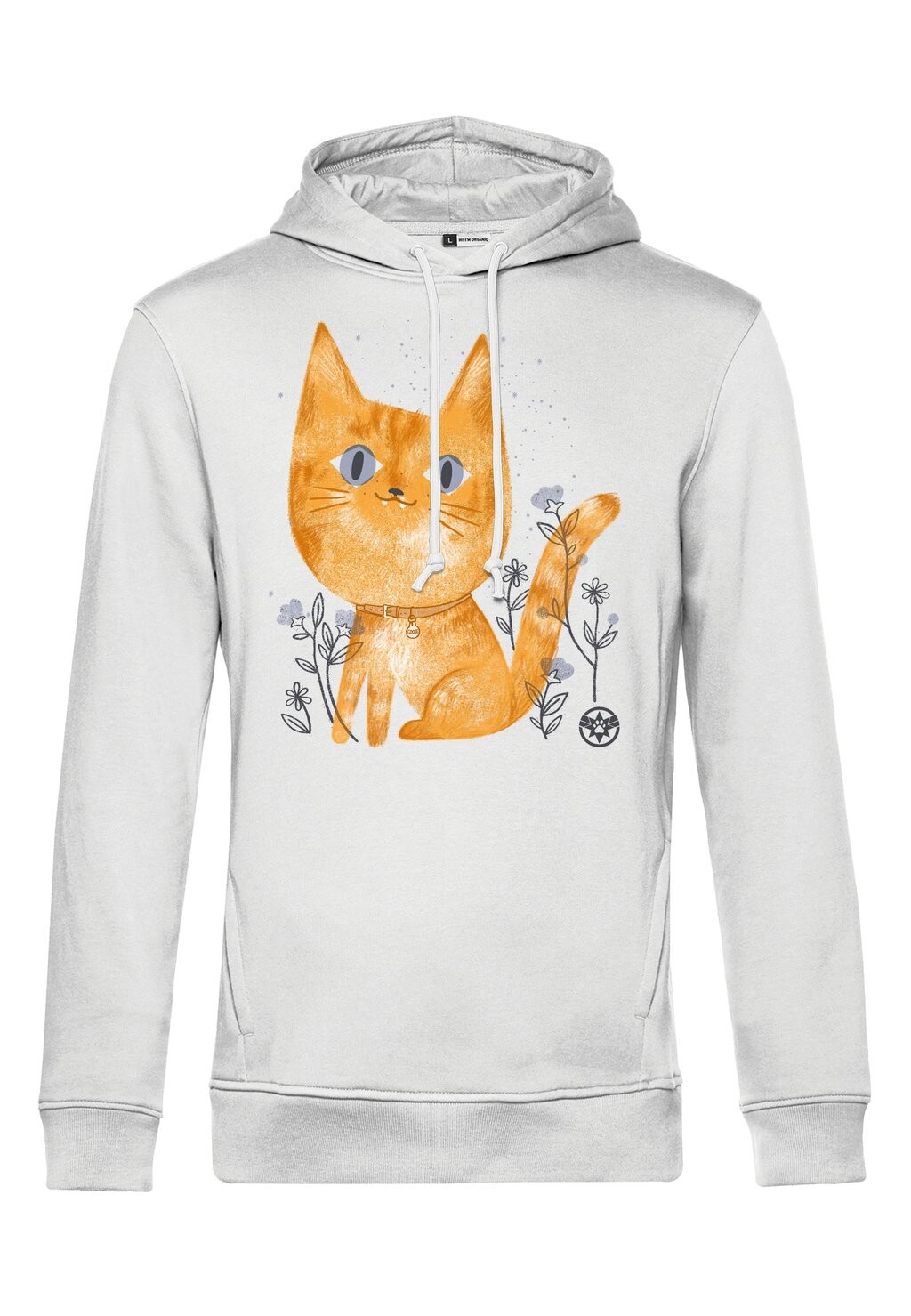 

Толстовка с капюшоном CAPTAIN MARVEL: MOVIE GOOSE THE CAT Marvel, белый