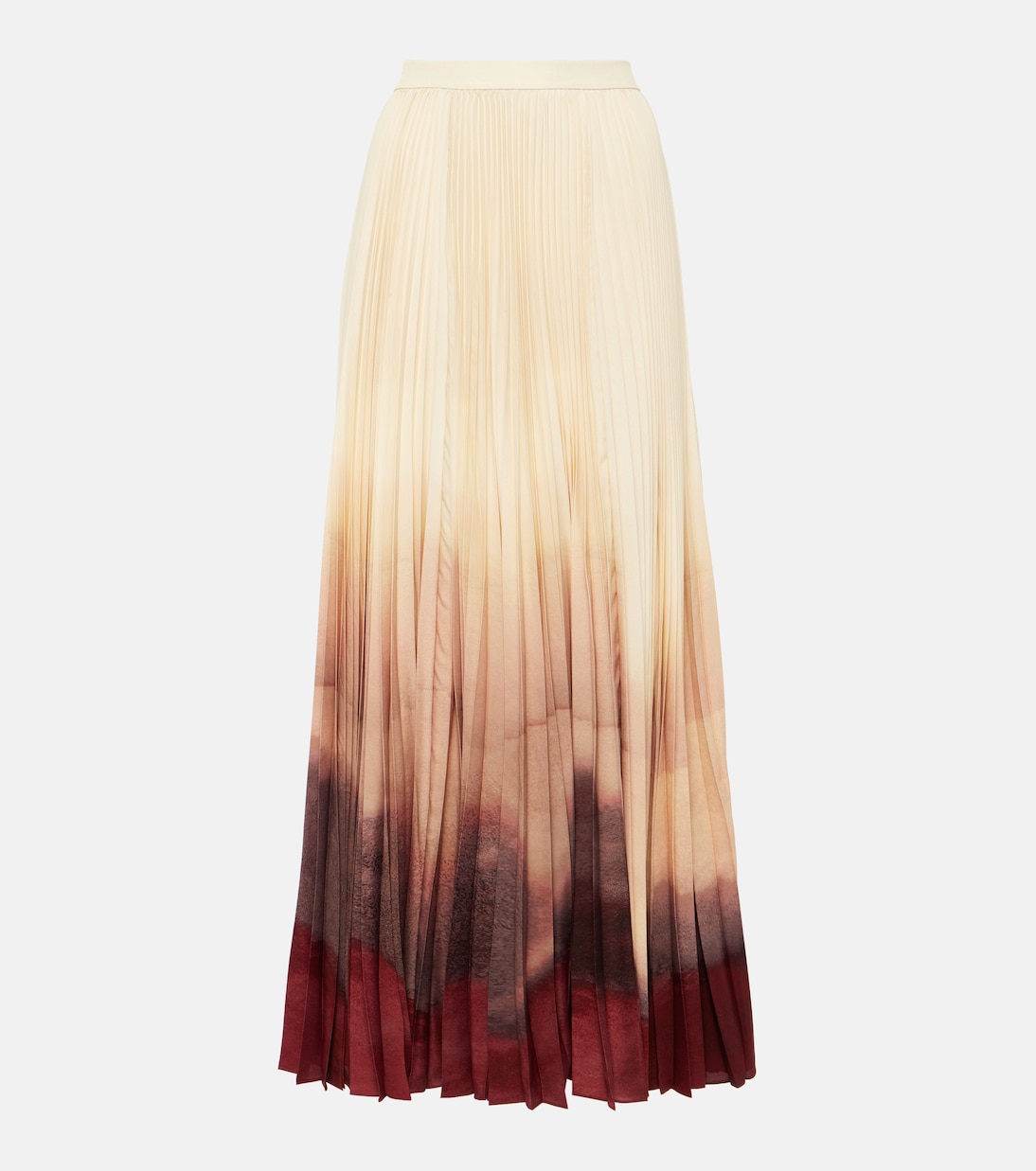 Плиссированная юбка макси sif с эффектом омбре Altuzarra, мультиколор