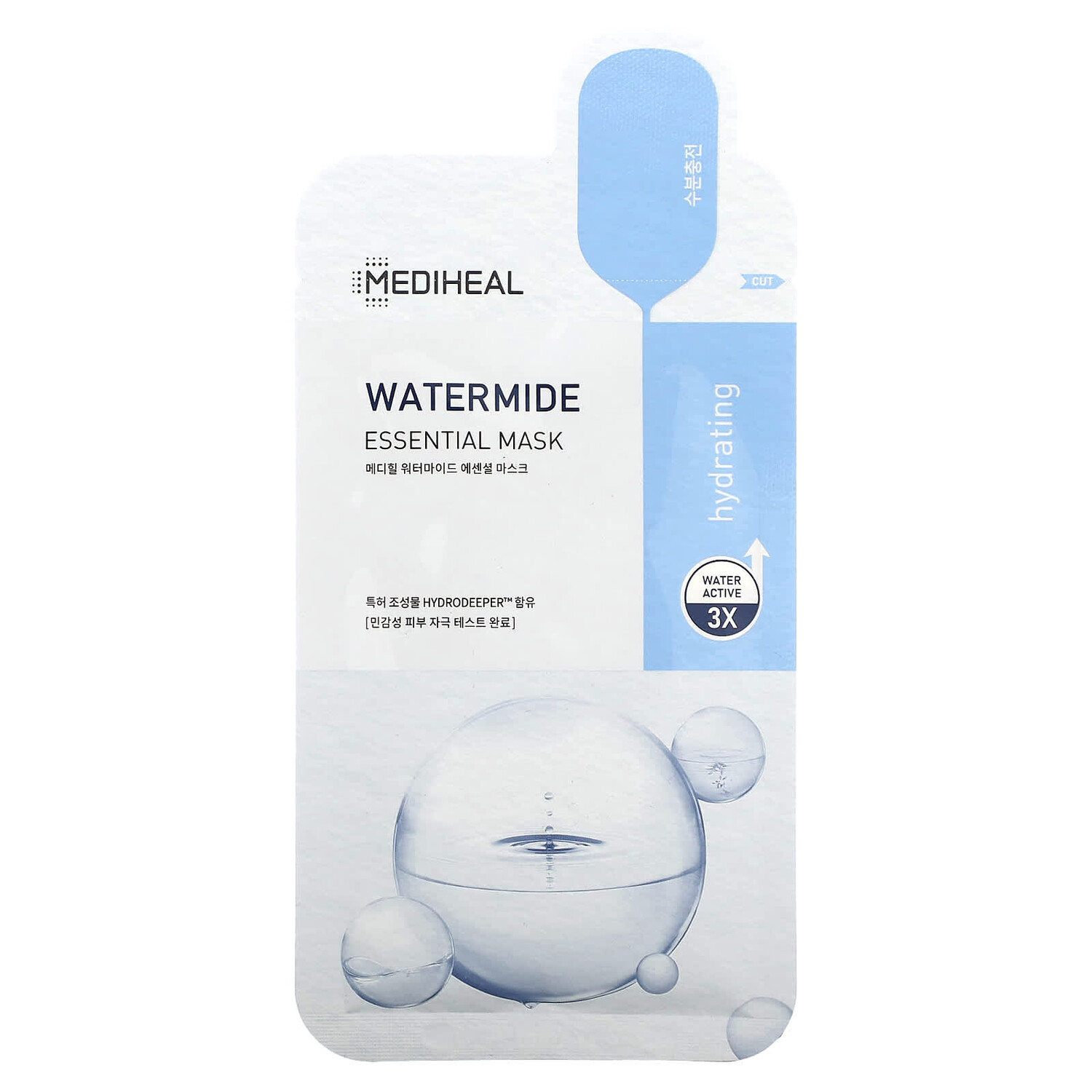 

Watermide, Essential Beauty Mask, 1 шт., 24 мл (0,81 жидк. Унции), Mediheal