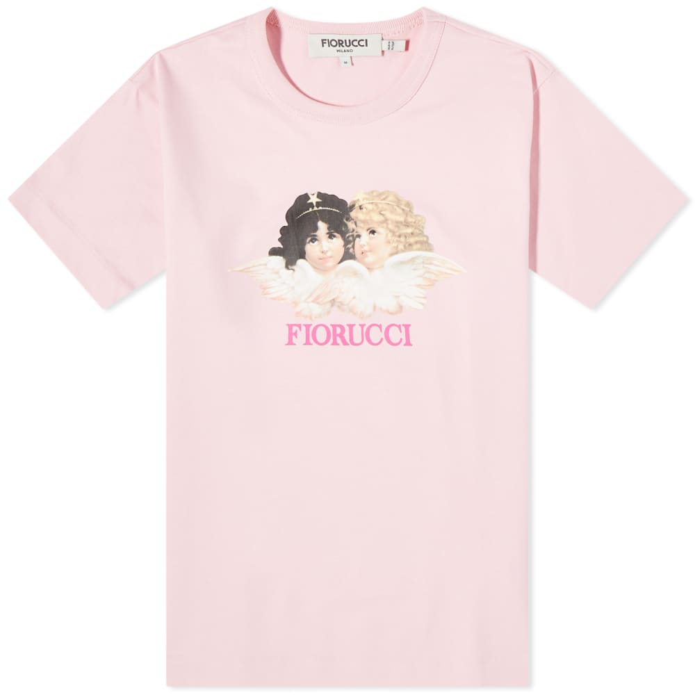 Классическая футболка с ангелом Fiorucci, розовый