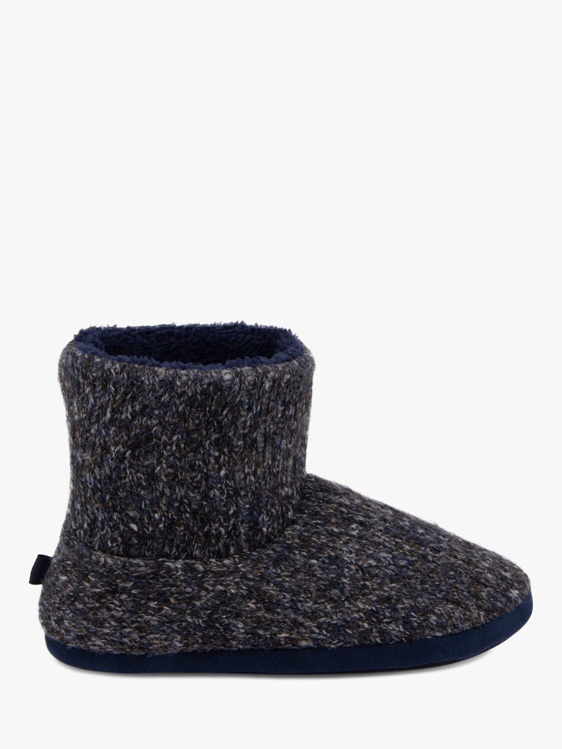 

трикотажные тапочки Marl Ribbed Boot, темно-синий
