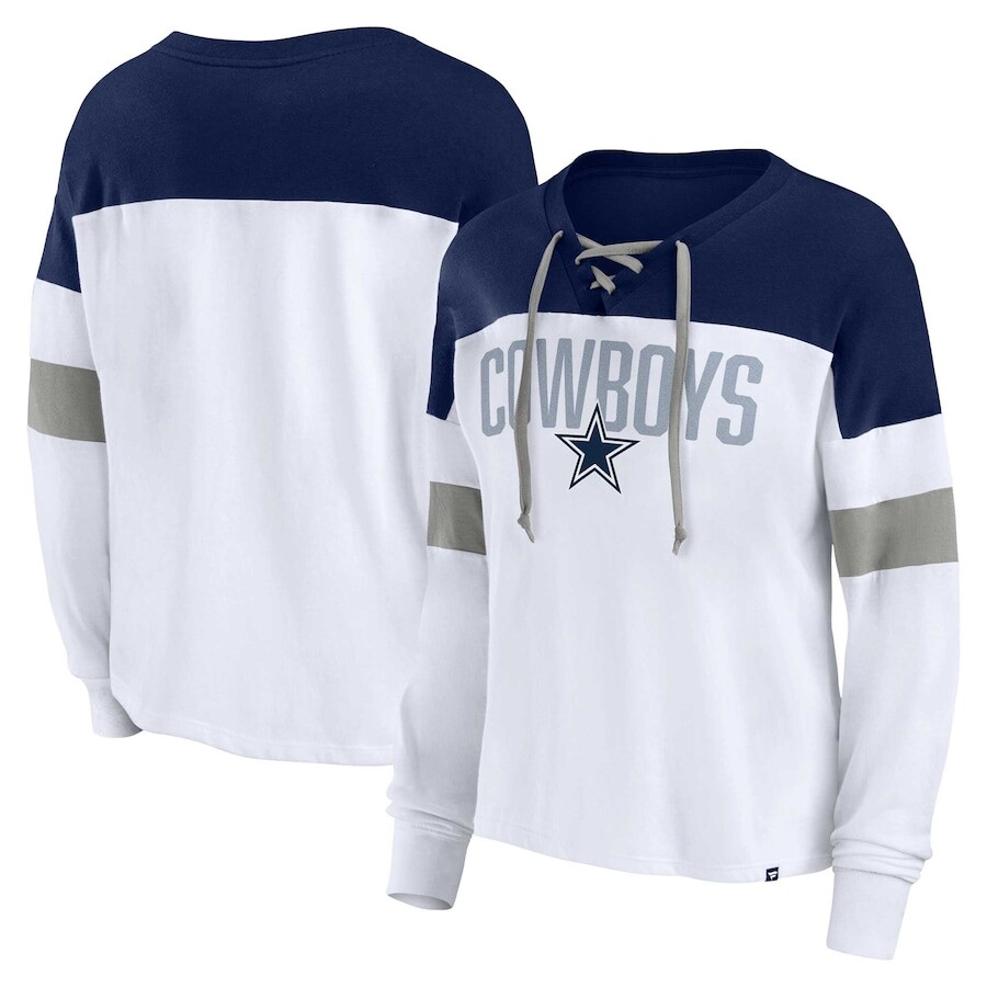 

Футболка с длинным рукавом Fanatics Branded Dallas Cowboys, белый