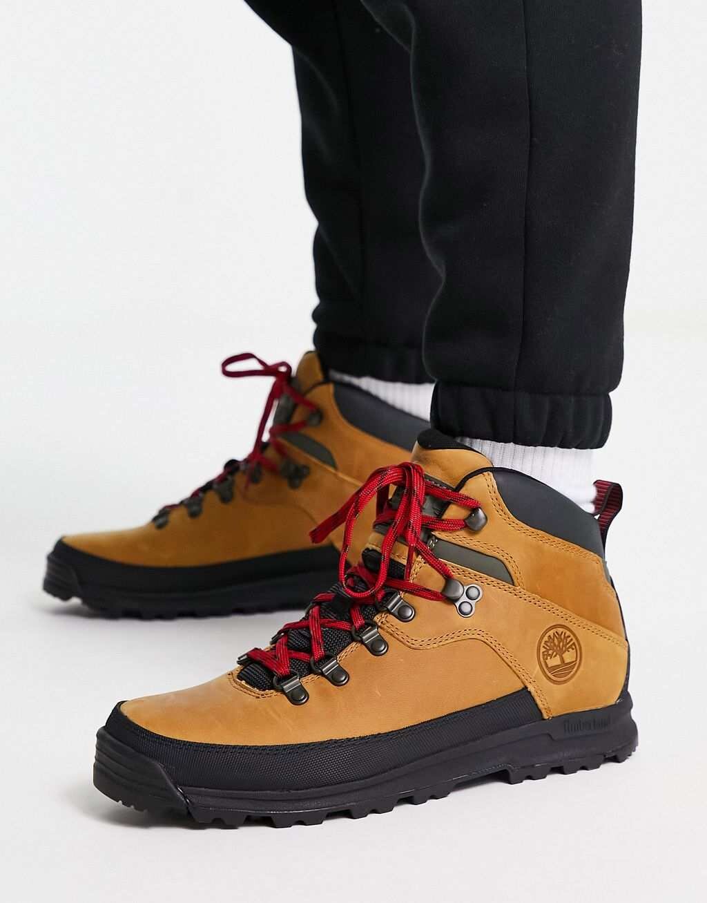 

Ботинки Timberland World Hiker Mid пшеничного цвета