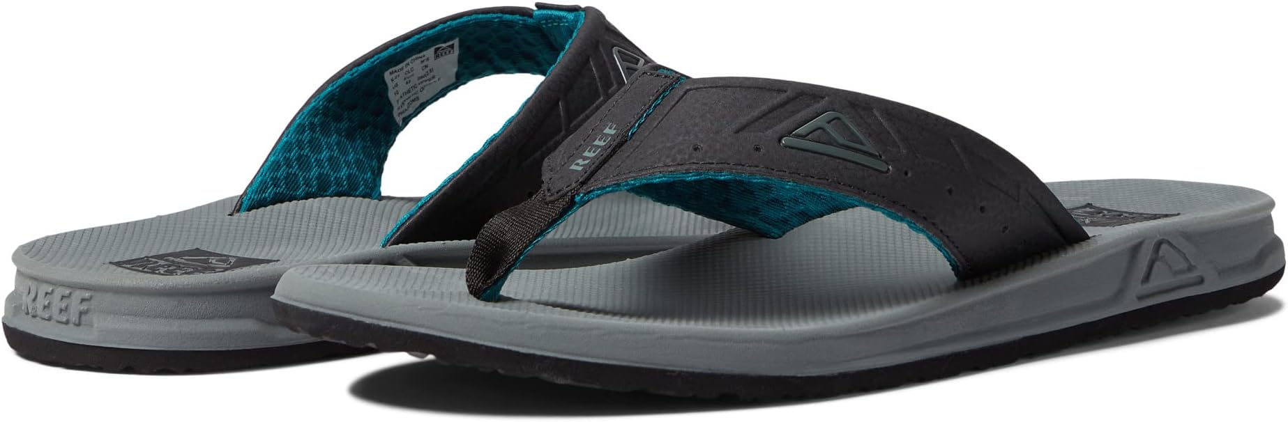 

Шлепанцы Phantoms Reef, цвет Grey/Black/Green 1