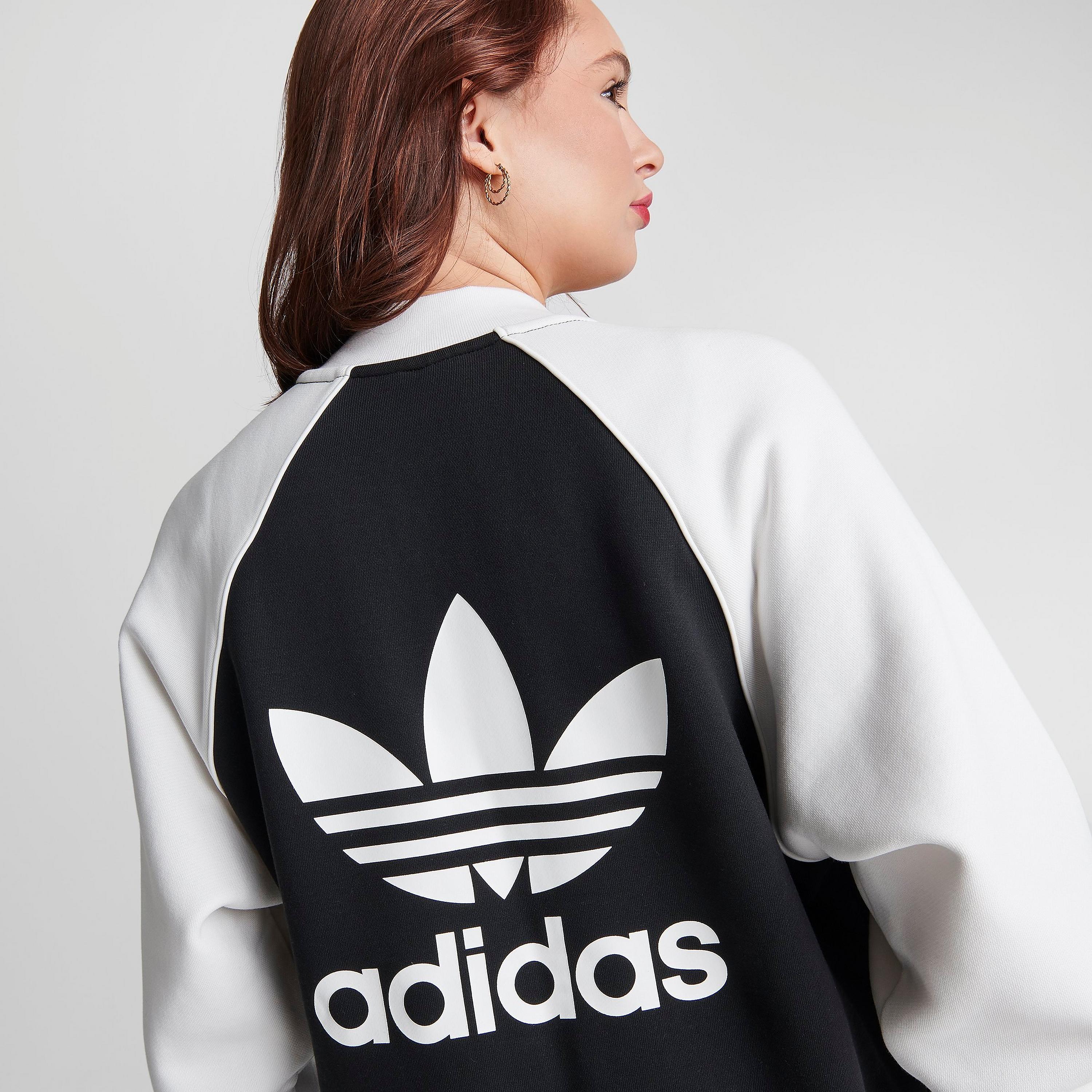 Женская куртка-бомбер adidas adicolor Classics Trefoil College, черный –  заказать из-за границы с доставкой в «CDEK.Shopping»